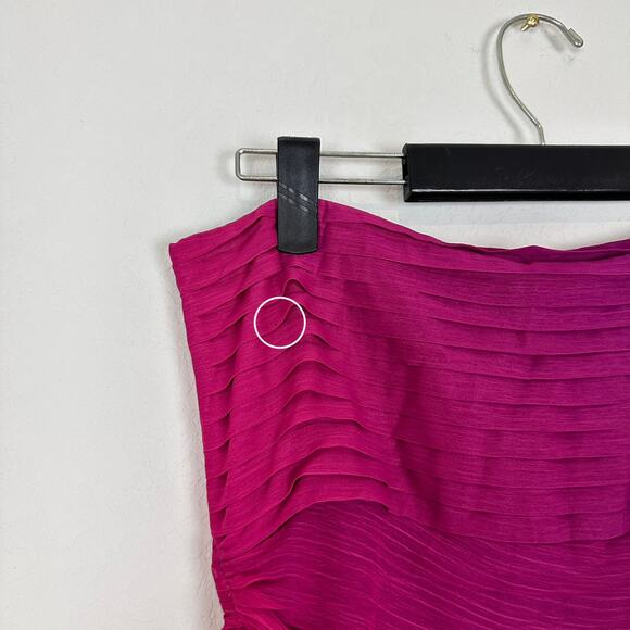 NWT Rococo Sand Strapless Cut Out Long Dress in Pink & Purple Size Medium - Picture 7 of 9